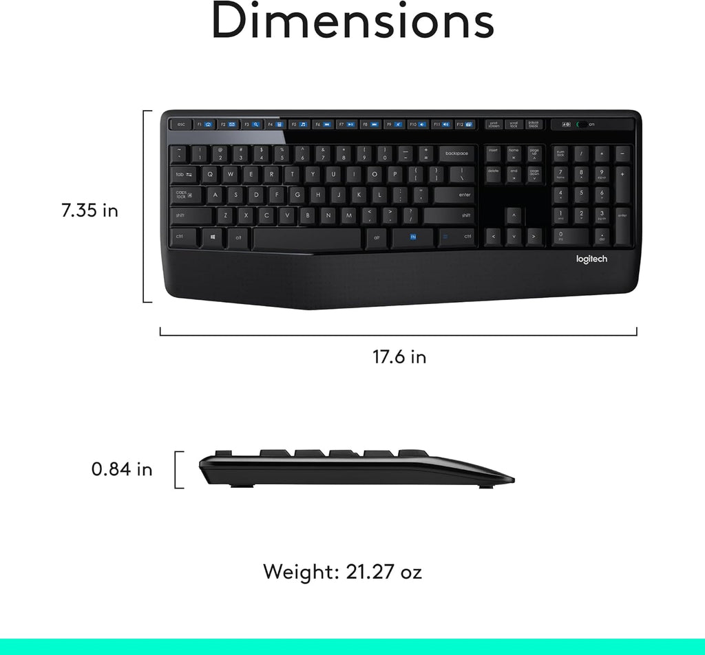 Logitech MK345 Wireless Keyboard and Mouse Combo